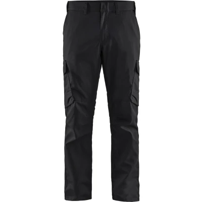 Afbeelding van Blaklader Industrie werkbroek stretch 1444 1832 Zwart/Rood C60