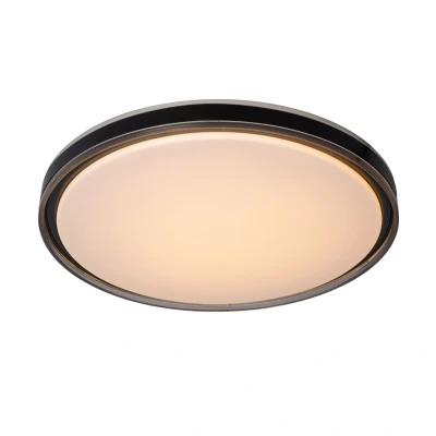 Afbeelding van Lucide SILAS Plafonnière Ø 48,5 cm LED Dimb. 1x36W 2700K 3 StepDim Fumé