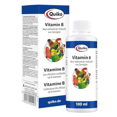 Afbeelding van Quiko Vitamine B Vloeibaar 100 ml Binnenvogels Vitamines complex