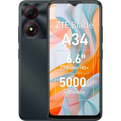 Afbeelding van Smartphone ZTE Blade A34 6,6&quot; Octa Core 2 GB RAM 64 Grijs