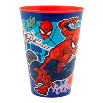 Afbeelding van Stor Spiderman Herbruikbare kinderbeker van kunststof, 430 ml