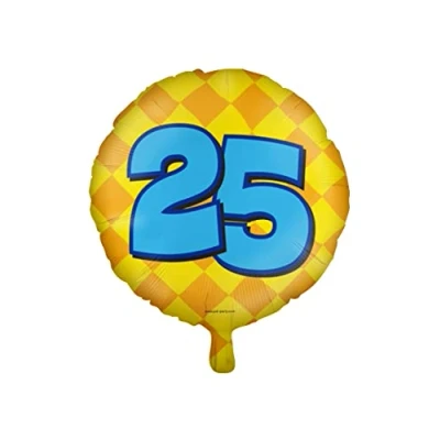Afbeelding van Helium ballon 25 jaar party 45cm
