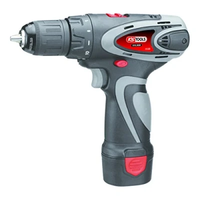 Afbeelding van KS Tools, Boormachine + slagboor, Accu schroevendraaier, 24Nm, 1.870 rpm 10,8V, met 2 accu&#039;s en 1 lader (Oplaadbare batterij)