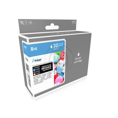 Afbeelding van Astar Brother LC223VALBPDR MFCJ Inkt CMYK Rebuilt set van 4