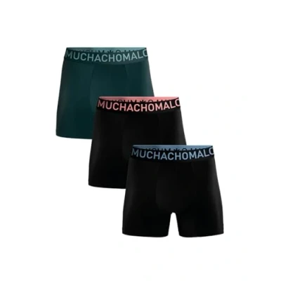 Afbeelding van MUCHACHOMALO Heren Boxers, Bamboe Effe Ondergoed, Multipack 3 Pack, Boxershorts Solid Klassieke Pasvorm voor Comfort, met Elastische Tailleband