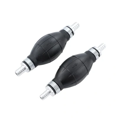 Afbeelding van TOPWAY 2 Stuks 10mm/12mm Handmatige Rubber Vloeistofoverdracht Pompen Sifonpomp Handpomp voor Diesel Brandstofvloeistof Gasbenzine