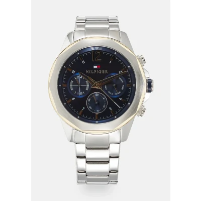 Afbeelding van Tommy Hilfiger TH1792059 Lars horloge herenhorloge BlauwGoudkleurZilverkleur