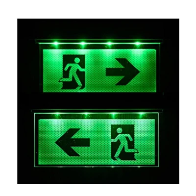 Afbeelding van Noodverlichting Exit Nooduitgang vluchtweglicht noodlicht vluchtweg pijl naar links/rechts