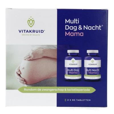Afbeelding van Vitakruid Multi Dag &amp; Nacht Mama Tabletten 2x90st
