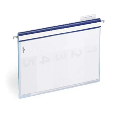 Afbeelding van Durable Organisatiemap met hangrail A4, blauw