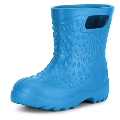 Afbeelding van Ladeheid Kinder Regenlaarzen Gevoerd en Waterdicht Vederlicht EVA LA DW KidsSpring Turkoois 6706 28/29
