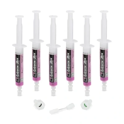 Afbeelding van Errecom Extreme Ultra, 6x6 ml, Air Conditioning and Refrigeration Leak Stop for HVAC/R systems with 1/4 SAE 5/16 (R410a, R32) adapters