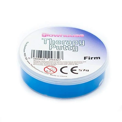 Afbeelding van Premium Therapy Putty Squeezable Non Toxic, Hand Oefening, Anti Stress voor Volwassenen &amp; Kinderen 57 g (Blauw Firm)