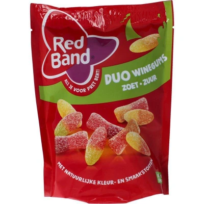 Afbeelding van Red Band winegums duo zoet zuur