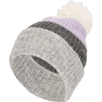 Afbeelding van Meisjes Muts Lila met Pompon