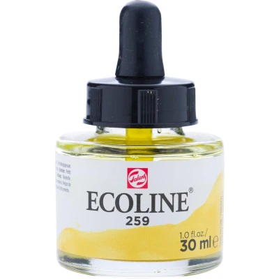 Afbeelding van Ecoline Vloeibare Waterverf Flacon 30 ml Zandgeel 259