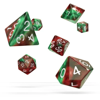 Afbeelding van Oakie Doakie Dice Set RPG Gemidice: Bloody Jungle (7 stuks)