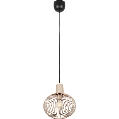 Afbeelding van Trio Draad hanglamp Gila Ø 33cm zand 365790166