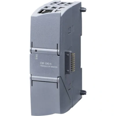 Afbeelding van Siemens communication module cm 1243 5 for connection of simatic s7 1200 to profibus as dp master pg op 6gk7243 5dx30 0xe0
