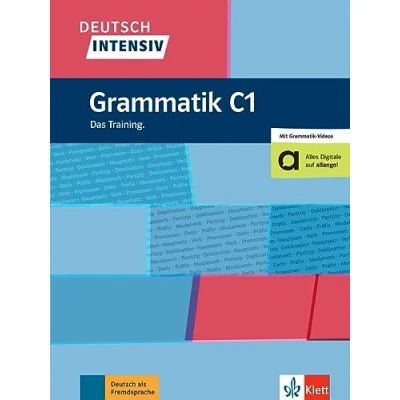 Afbeelding van Deutsch intensiv Grammatik C1. Das Training. Buch mit Videos: Videos