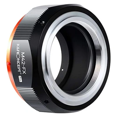 Afbeelding van M42 to Fuji X Adapter, K&amp;F Concept Lens Mount Adapter for Fujifilm Series FX Mirrorless Camera Body