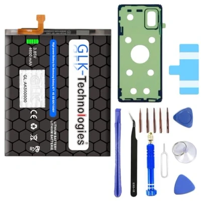 Afbeelding van Krachtige reservebatterij compatibel met Samsung Galaxy A71 SM A715F / Dual SIM GLK Technologies Battery accu 4600 mAh batterij incl. professionele gereedschapsset kit NUE