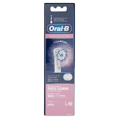 Afbeelding van Oral B Sensitive Clean Met CleanMaximiser technologie Opzetborstels 2 Stuks