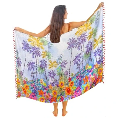 Afbeelding van Mandala Life ART Groene pareo voor dames, met kwastjes, katoen, groot, strand, sarong, strandhanddoek, wikkelrok, strandrok, wandtapijt, wikkeldoek, bikini, bedekking, doek badpak, Asagoa, One
