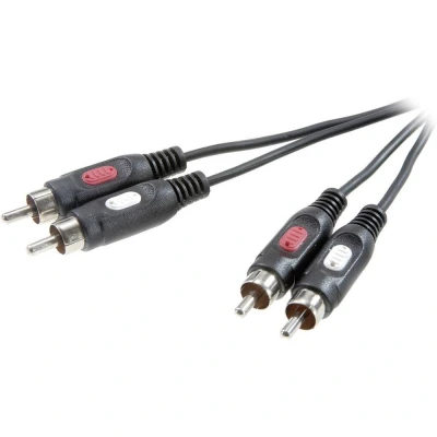 Afbeelding van SpeaKa Professional SP 7870196 Cinch Audio Aansluitkabel [2x stekker 2x stekker] 5.00 m Zwart