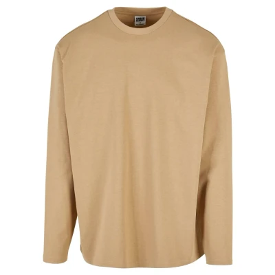 Afbeelding van Urban Classics Ultra Heavy Oversized Longsleeve Longsleeve, Heren, Maat: XL, Unionbeige