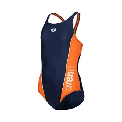 Afbeelding van Arena FEEL Thrice Badpak voor kinderen, Maat: 116, Navy mango white
