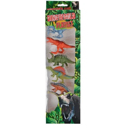 Afbeelding van Dinoworld Dinosaurus Speelfiguren, 6st.