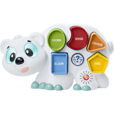 Afbeelding van Fisher Price Linkimals Ijsbeer Puzzelvormen + Licht En Geluid