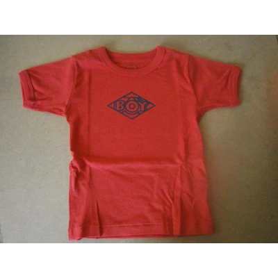 Afbeelding van Petit Bateau Onderhemd Jongens T shirt korte mouw Retro Rood 2 jaar 86
