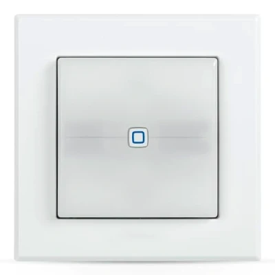 Afbeelding van Homematic IP Smart Home schakelschakelaar voor merkschakelaar, met signaallamp, schakelt apparaten in ook via de app, 1520A0