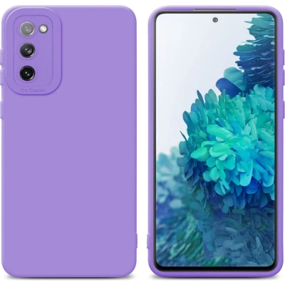 Afbeelding van Cadorabo Hoesje geschikt voor Samsung Galaxy S20 FE in Fluid LICHT PAARS Beschermhoes gemaakt van flexibel TPU silicone Cover Case