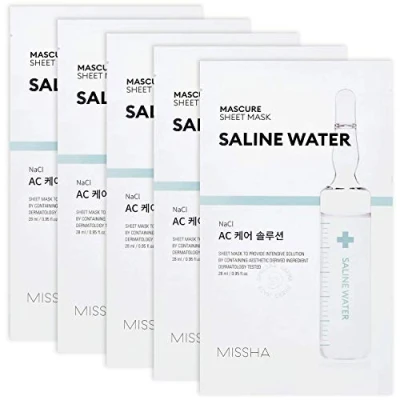 Afbeelding van Missha Mascure AC Care Solution Sheet Mask, zout water, 1 st