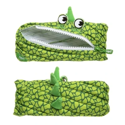 Afbeelding van ZIPIT Dino etui voor jongens Potloodetui school, universiteit en kantoor Pennenzak kinderen (groen)