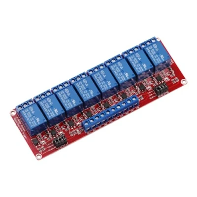 Afbeelding van GERUI 8 kanaals Relaismodule 12V/24 relaisschakelaar met Opto isolatie High Low Level trigger koppelaar Ondersteuning hoge en lage (12V)