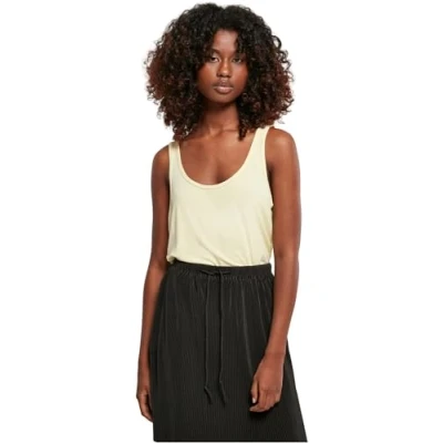 Afbeelding van Urban Classics Dames Ladies Modal Loose Top T Shirt, softyellow, 5XL