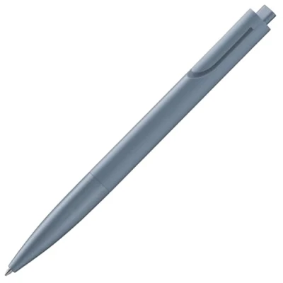 Afbeelding van LAMY noto blue balpen puristische met driehoekige kunststof houder clip komt uit de contour van incl. langschrijfvulling M 16 lijndikte zwart