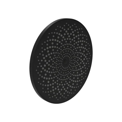 Afbeelding van SCHÜTTE Capri 69293 hoofddouche, wellness douchekop regendouche met anti kalknoppen, ronde douchekop, grote regendouchekop, mat zwart