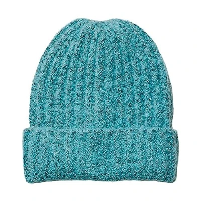 Afbeelding van PIECES Pcpyron Structured Hood Noos Bc gebreide muts voor dames, Airy Blue., One size