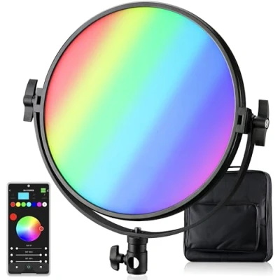 Afbeelding van BRESSER BR S60 RGB LED Studiolamp Bi color functie 60 watt Bediening mogelijk via App Incl. transporttas