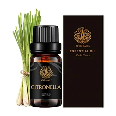 Afbeelding van aromatherapie etherische citronella olie, 100% zuivere olie voor diffusers, 10 ml therapeutische kwaliteit luchtbevochtigers
