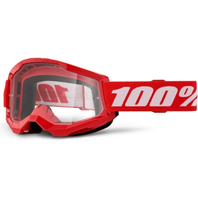Afbeelding van 100% 2023 Fall Strata 2 Crossbril Rood (Lens: Helder)