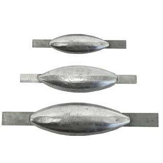 Afbeelding van Zinken lasstrip anode 260x178x60x30mm (1 13kg)