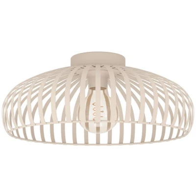 Afbeelding van EGLO Mogano 3 Plafondlamp E27 Ø 43 cm Zandkleur Staal