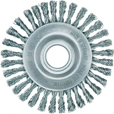 Afbeelding van Lessmann Ronde borstel gat d. 115 mm draaddikte 0,5 staal 6 15.000 omw/min 1 stuk 472201EZ