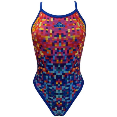 Afbeelding van Turbo Pixels Revolution Zwempak Veelkleurig 2XL Vrouw